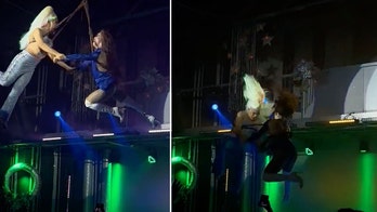 Drag queens stage stunt in Philippines goes horribly wrong after cable snaps mid-air