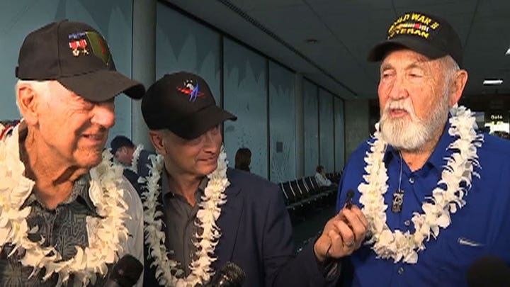 World War II veterans return to Pearl Harbor