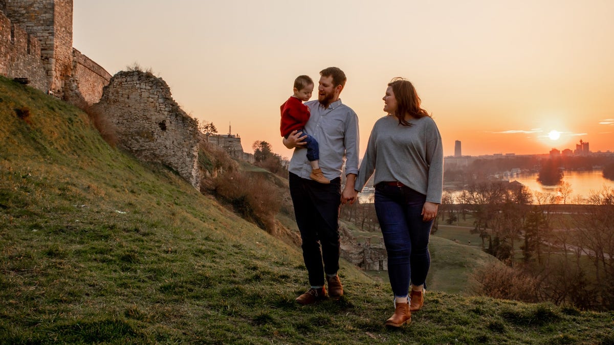 Matt and Sarah Effhauser with son Rex 