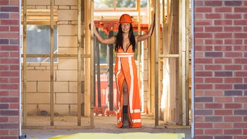 Building boss wears evening gown made from high-visibility vests to top industry awards: 'Amazing' response