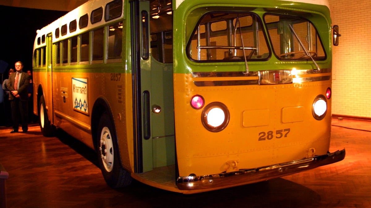 Montgomery bus made famous by Rosa Parks