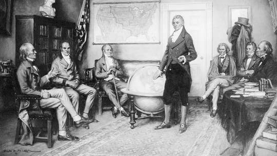 On this day in history, December 2, 1823, President Monroe touts doctrine defending Western Hemisphere
