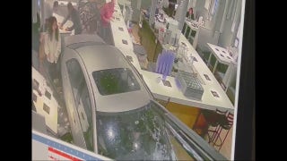 Video captures moments car crashed into Washington state restaurant - Fox News