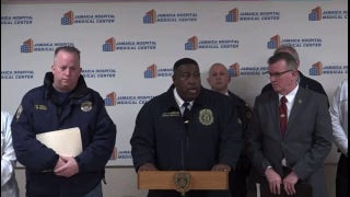 NYPD executives brief the media after a stabbing in Queens - Fox News