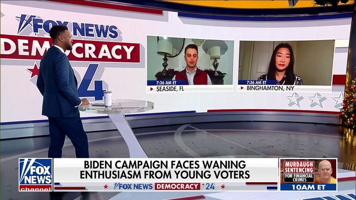 New poll shows Trump beating Biden for support among young voters