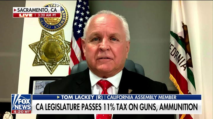 California legislature passes 11% tax on guns, ammunition