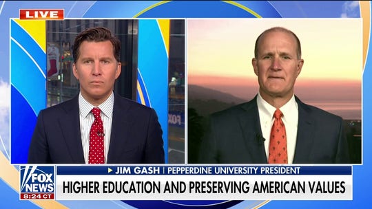 Pepperdine University Jim Gash on the American values that need to be inculcated in our youth on college campuses