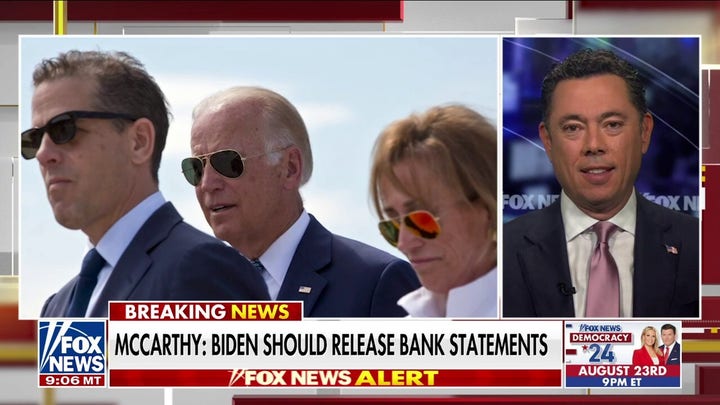 Jason Chaffetz issues warning on Biden family bank records: 'Real fire burning here'