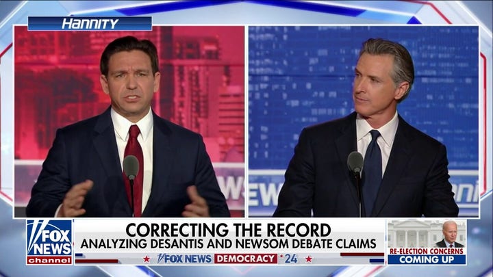 Jabs between Newsom, DeSantis keep coming after fiery debate