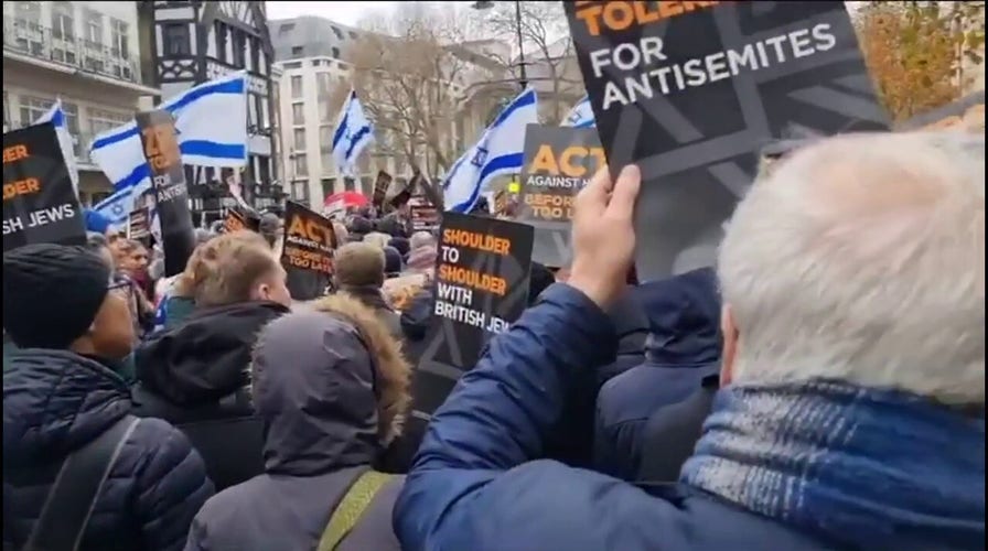 Over 105,000 people march against antisemitism in London