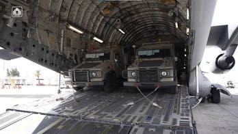Video shows cargo planes delivering armored vehicles to Israeli Defense Forces