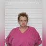 A mugshot of Brandi Burrows